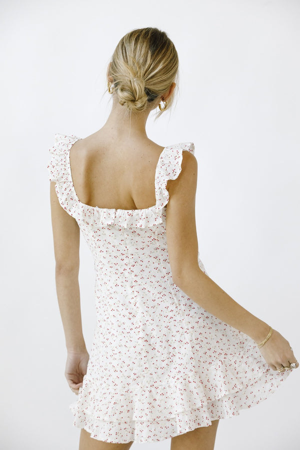 Cherrie Ruffled Mini Dress