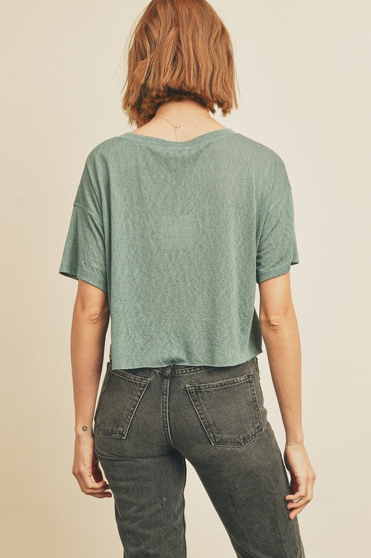 The Cropped Basic Tee