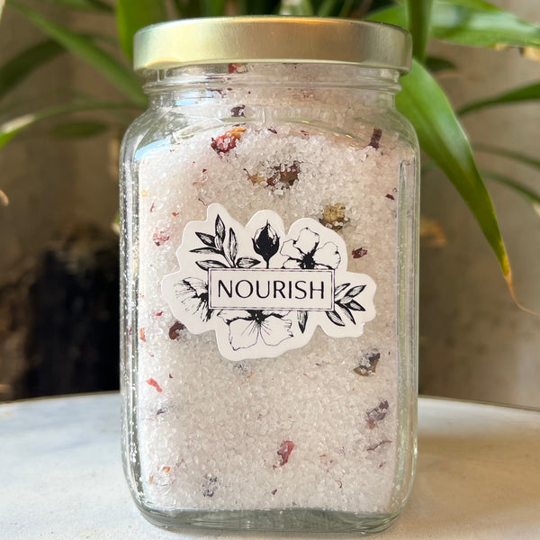 Healing Crystal Salt Soak - Nourish