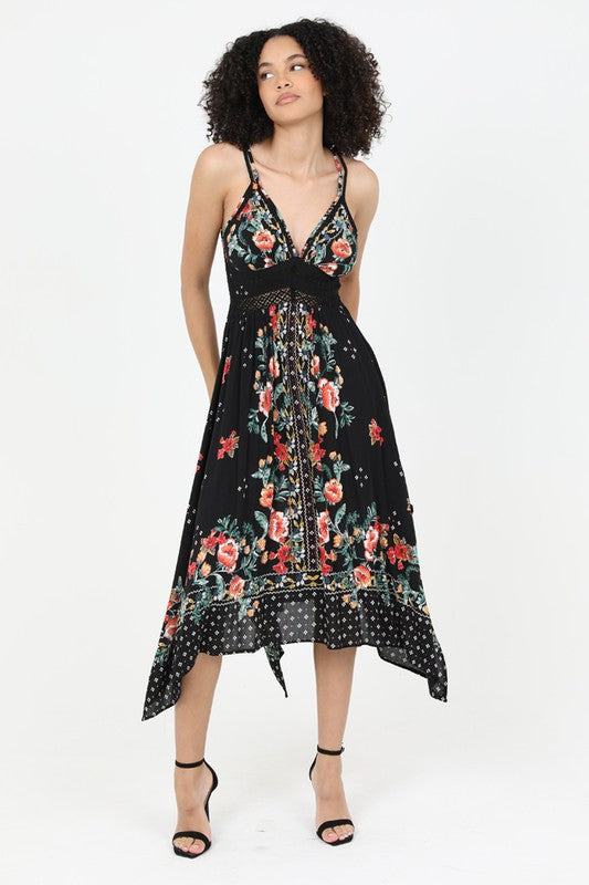 Teresa Hanky Lace Midi Dress