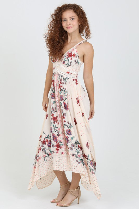 Teresa Hanky Lace Midi Dress