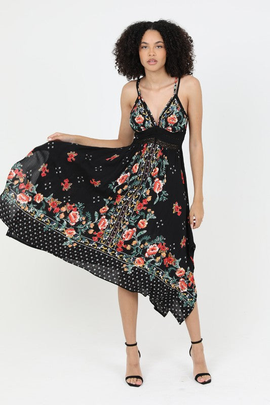 Teresa Hanky Lace Midi Dress