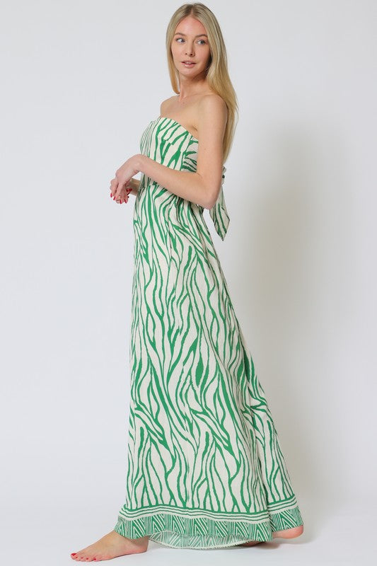 Iris Tube Tie Back Jumpsuit
