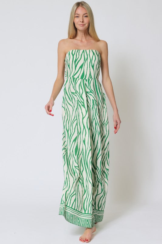 Iris Tube Tie Back Jumpsuit