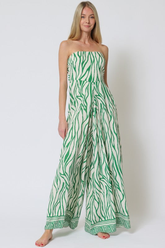 Iris Tube Tie Back Jumpsuit
