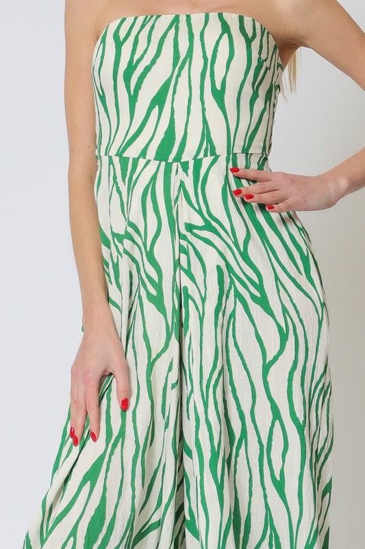 Iris Tube Tie Back Jumpsuit