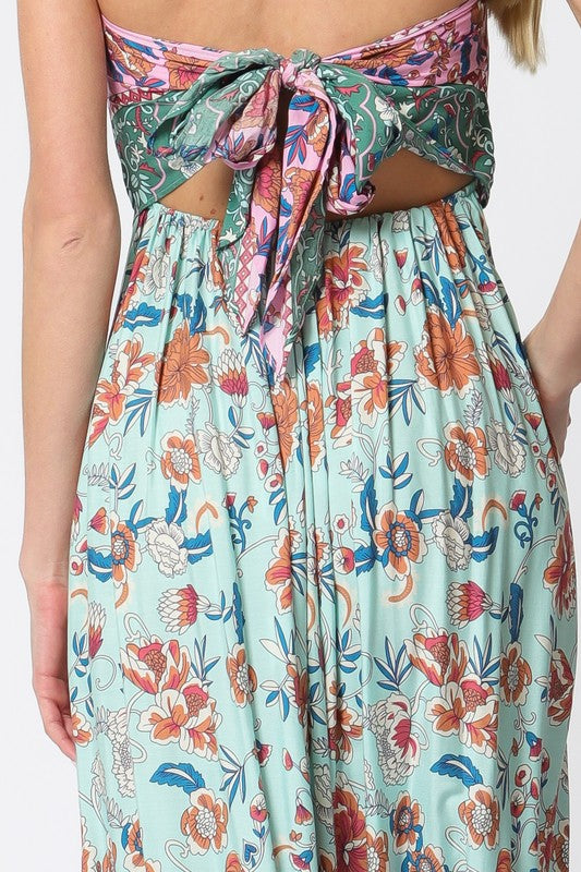 Iris Tube Tie Back Jumpsuit
