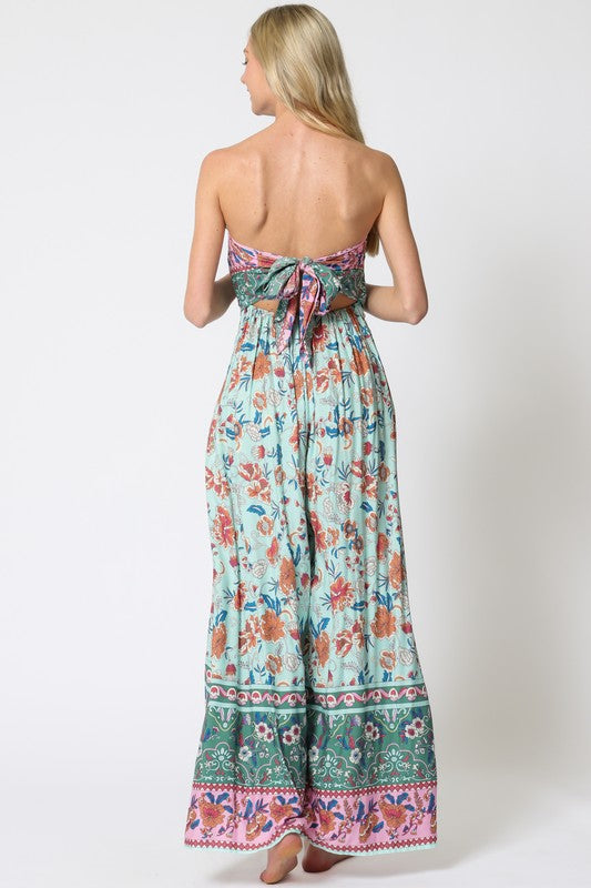 Iris Tube Tie Back Jumpsuit