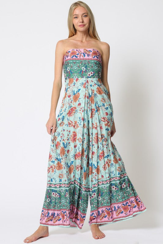 Iris Tube Tie Back Jumpsuit