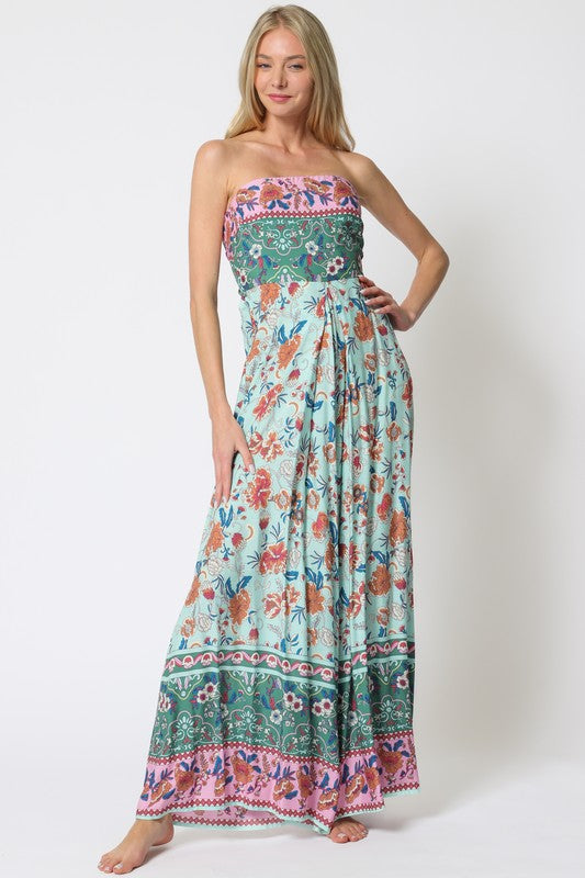 Iris Tube Tie Back Jumpsuit