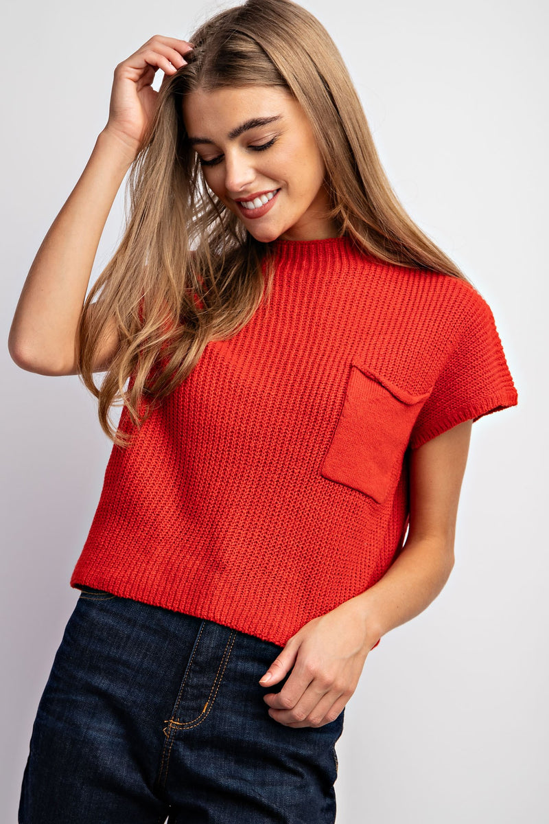 The Aleena Drop Shoulder Sweater Top