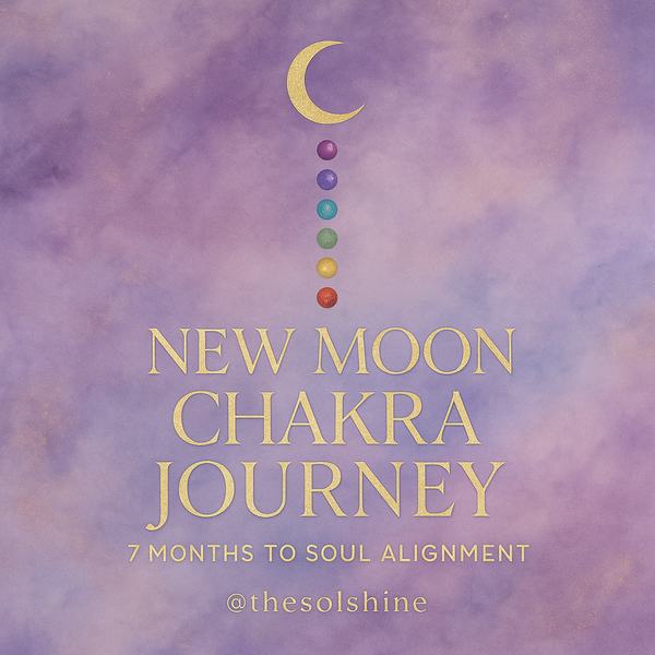 New Moon Chakra Journey:  7 Months to Soul Alignment