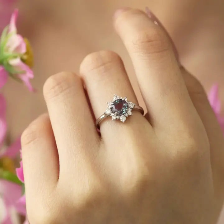 Desert Blossom Alexandrite Ring