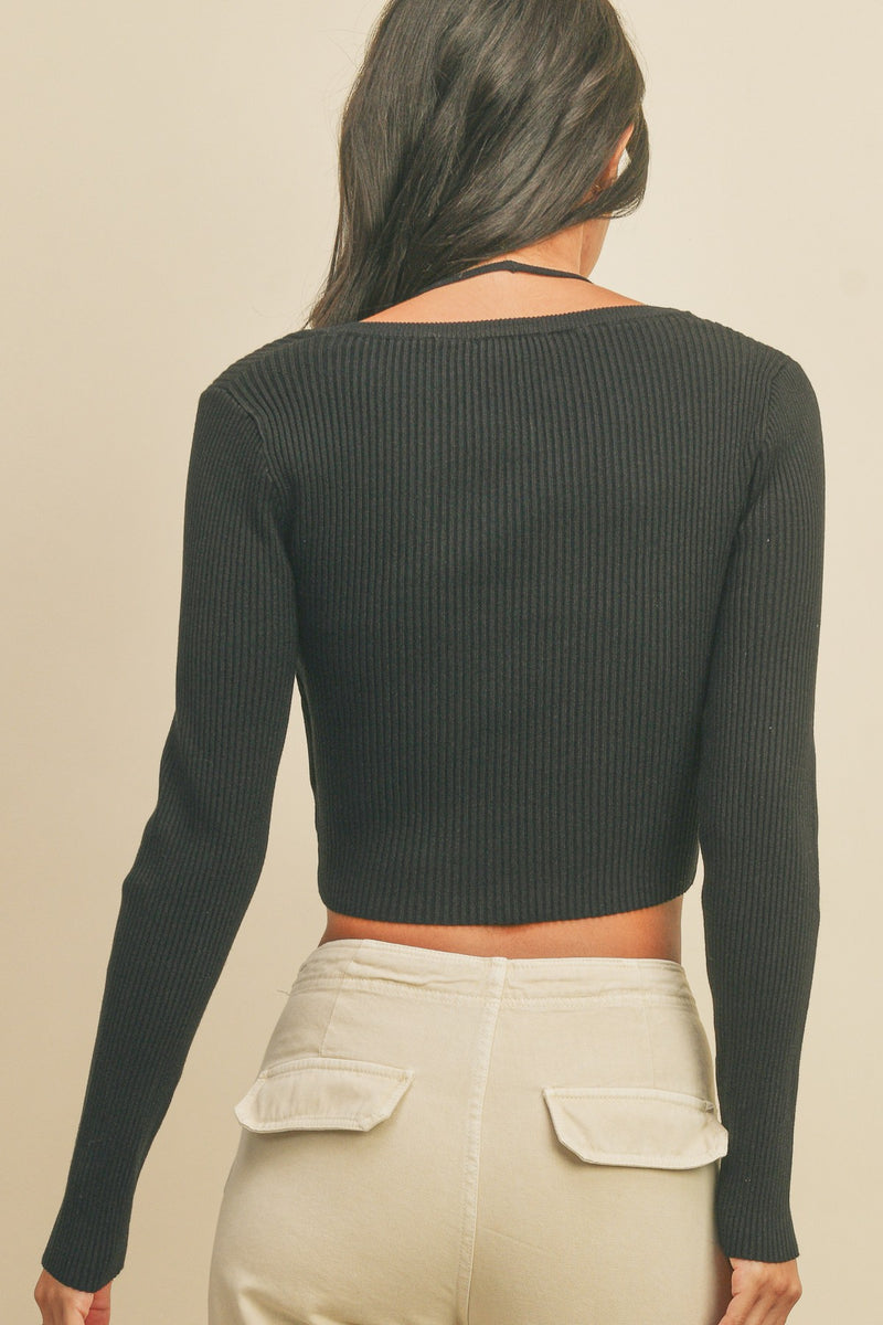 Double Trouble Sweater Top