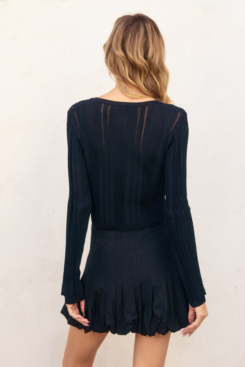 Esmeralda Cropped Cardigan