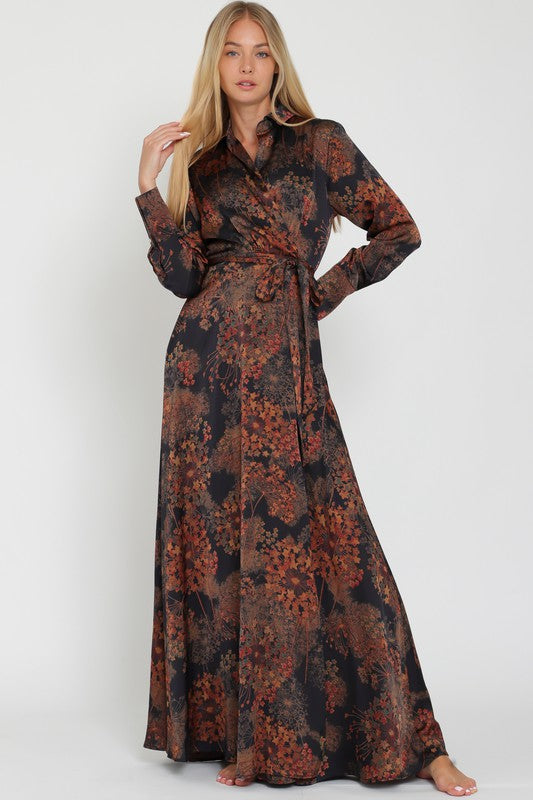 Selma Wrap Maxi Dress