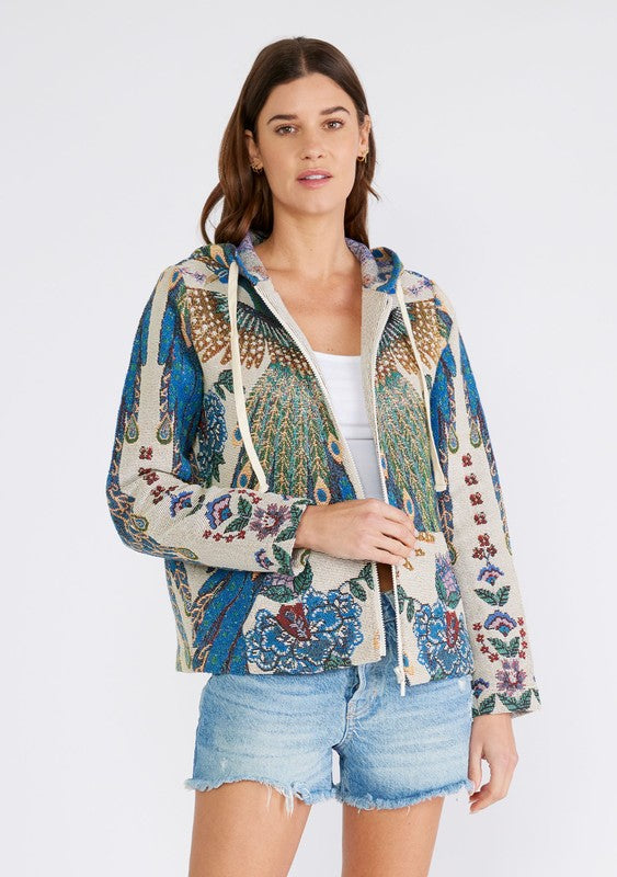 The Kenna Tapestry Hoodie Jacket