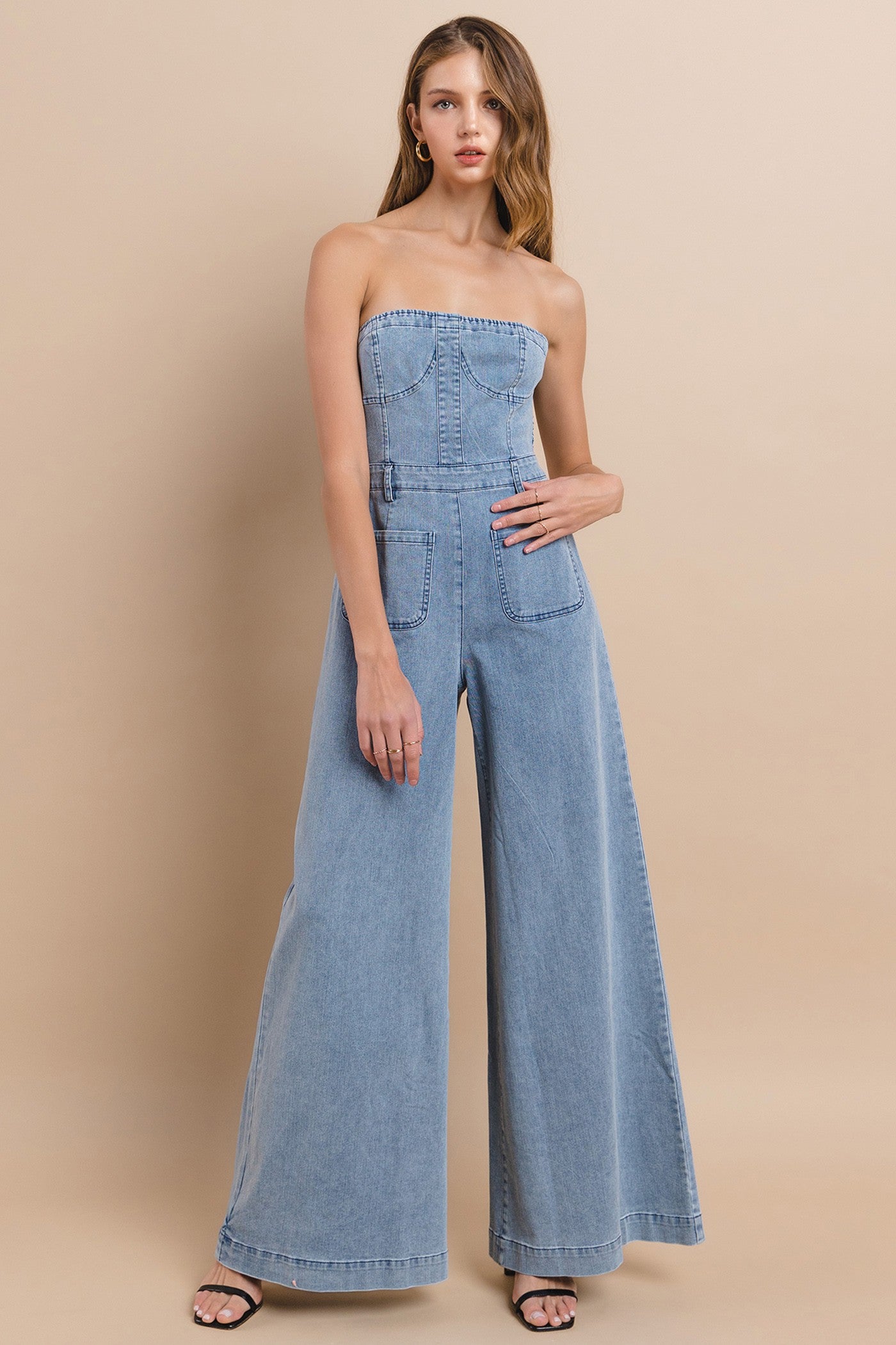The Dani Denim Jumpsuit – The Sol Shine