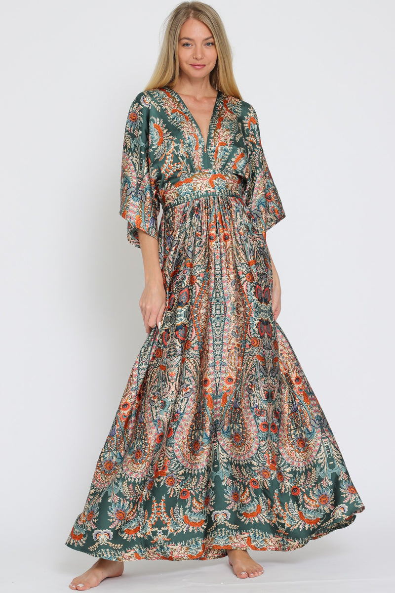 Florence Kimono Sleeve Maxi