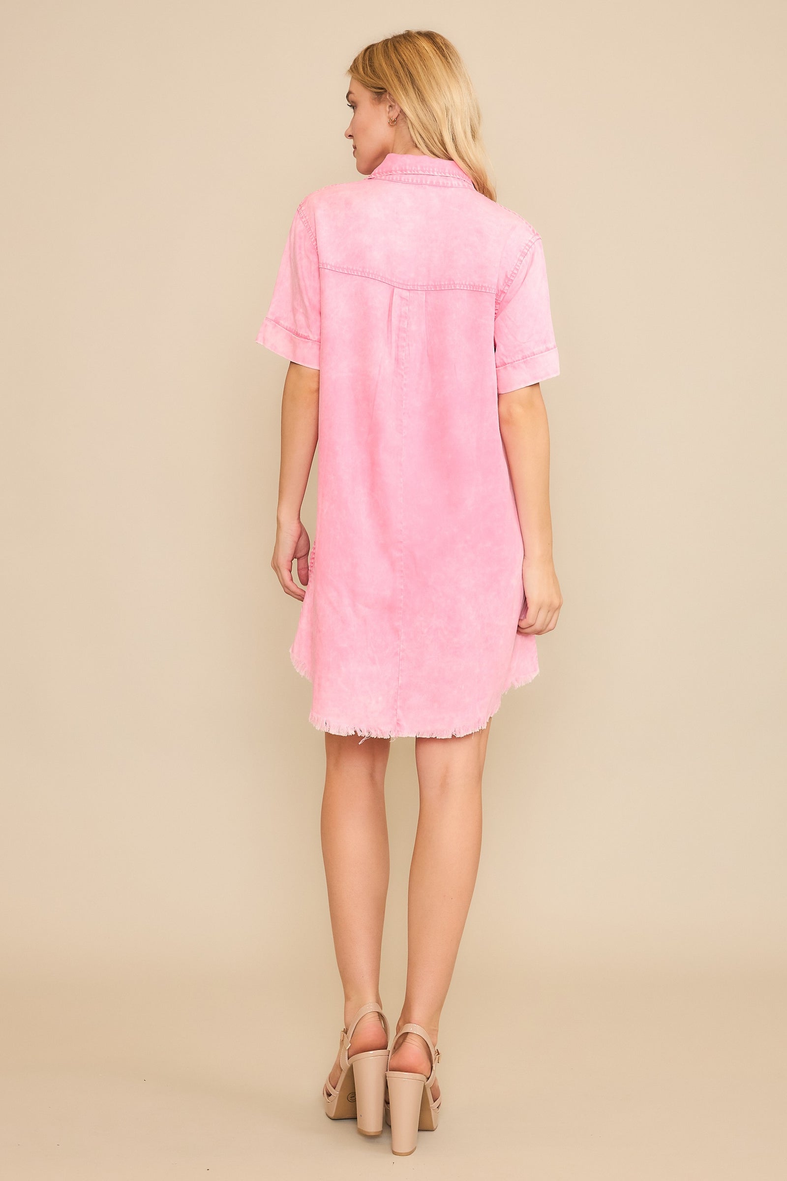knee length dresses for ladies Lillian Shirt Dress Small / Denim