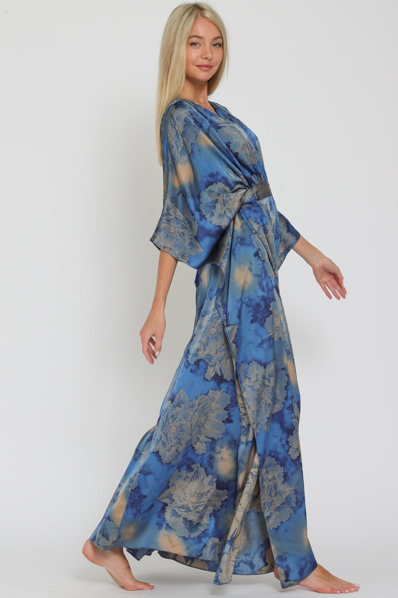 Maggie Kimono Maxi Dress