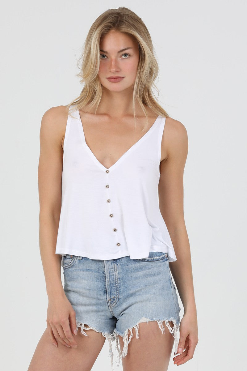 Rue Button Up Tank