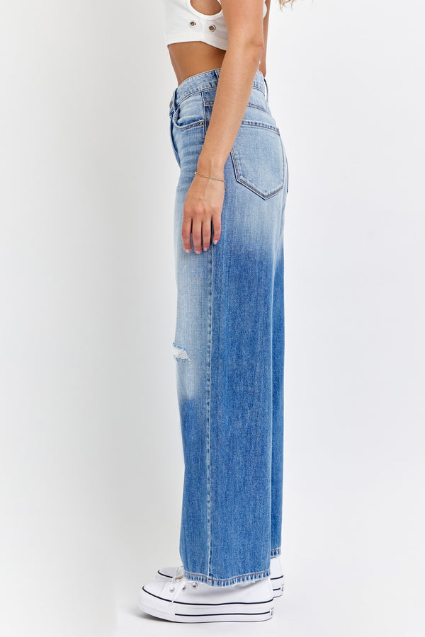 Sasha High Rise Wide Leg Jean