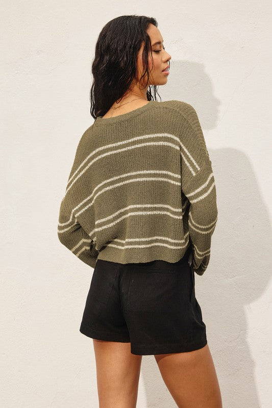 Shelly Striped Top