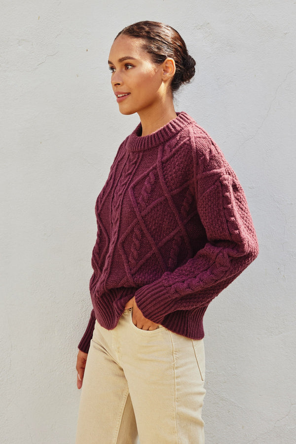 Sienna Cable Knit Sweater