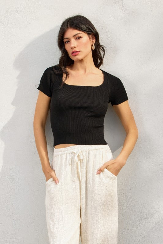 Tori Square Neck Top