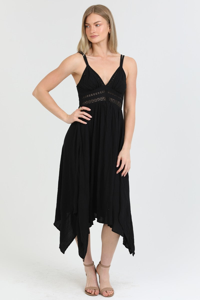 Teresa Hanky Lace Midi Dress