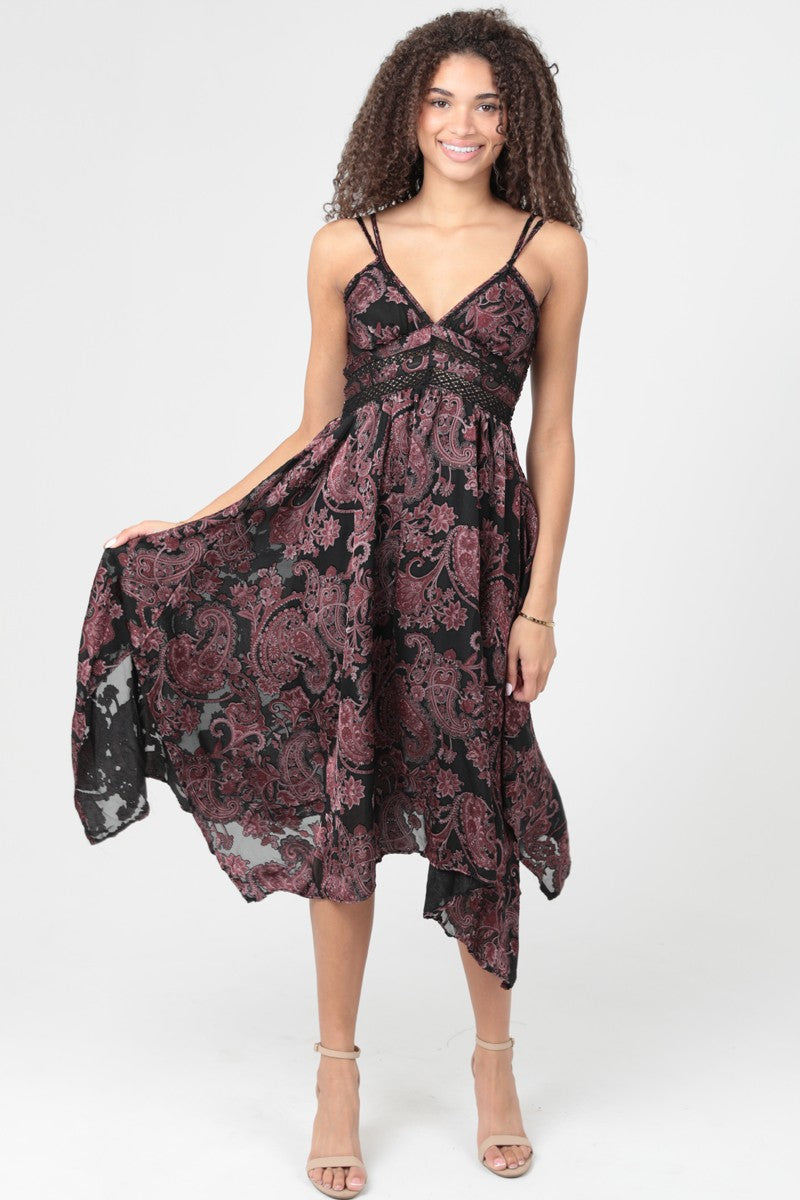 Teresa Hanky Lace Midi Dress