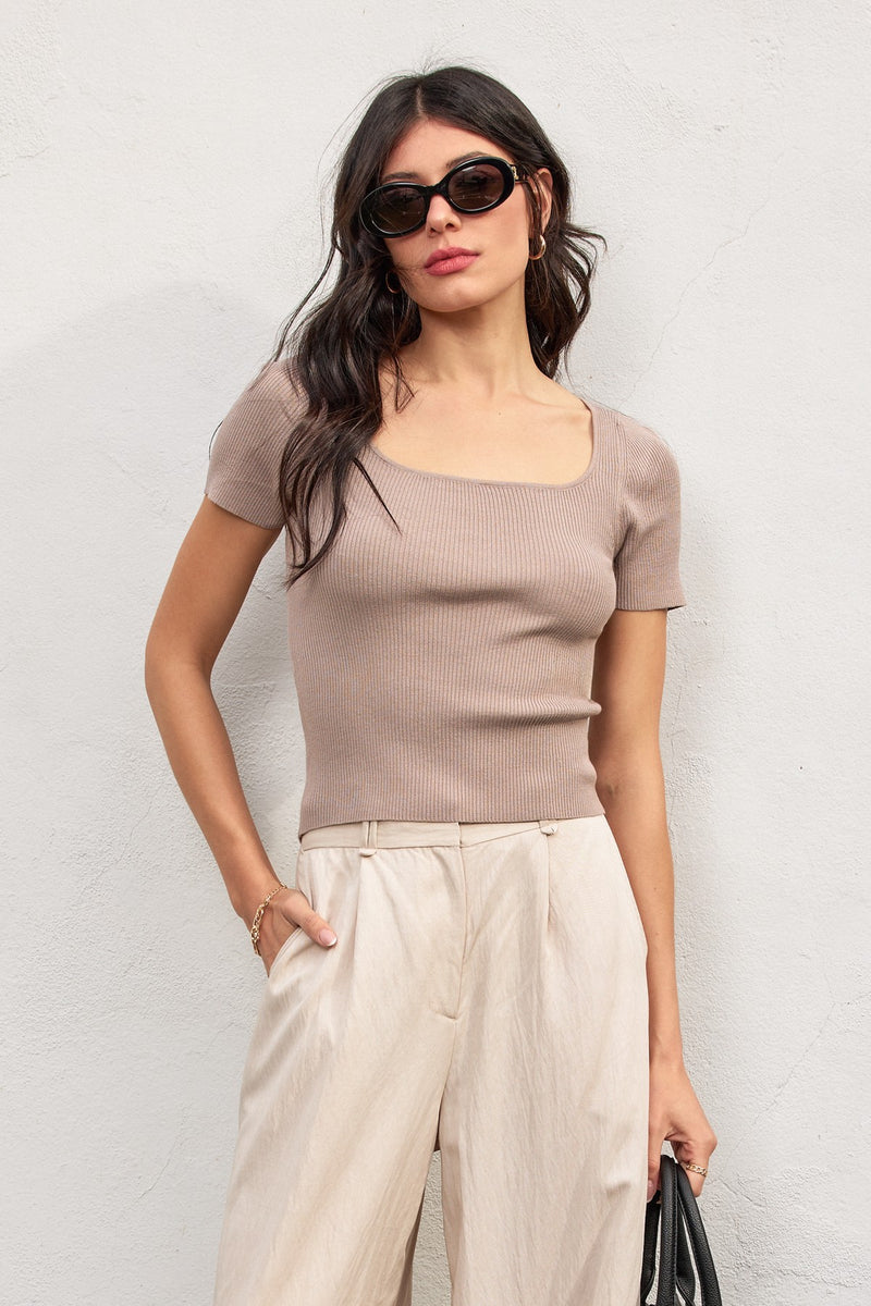 Tori Square Neck Top