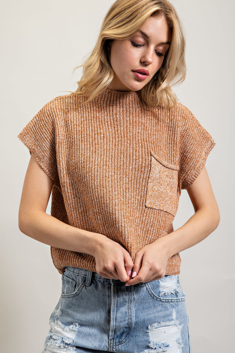 The Aleena Drop Shoulder Sweater Top