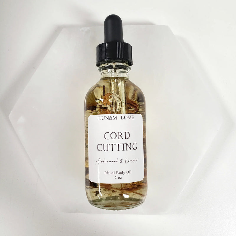 Cord cutting body oil