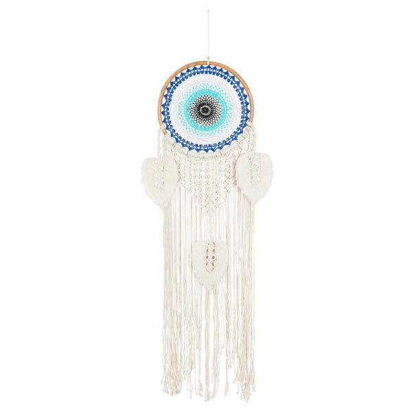 Crochet LG Evil Eye/Macrame Dreamcatcher