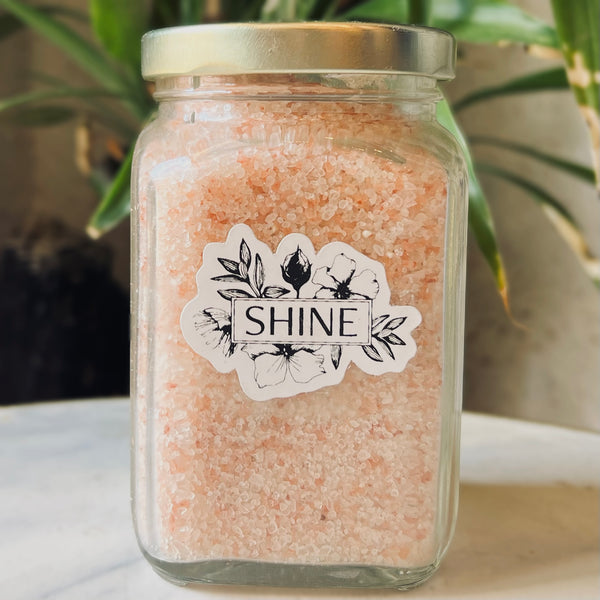 Healing Crystal Salt Soak - Shine